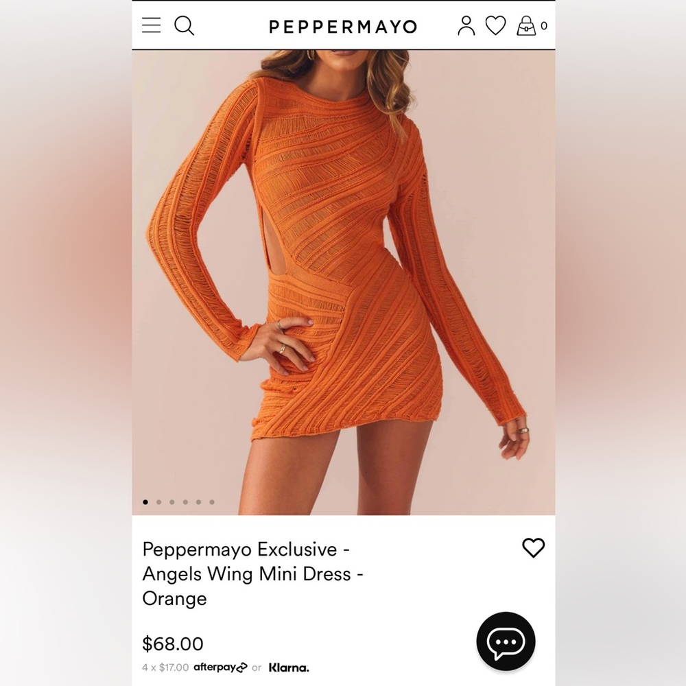Orange Sun Dress